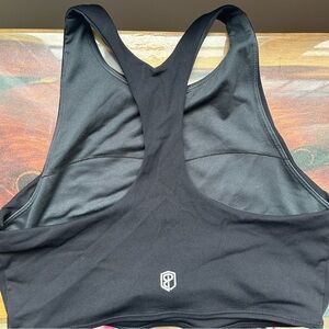 Born Primitive Synergy Cropped Black Sports Bra